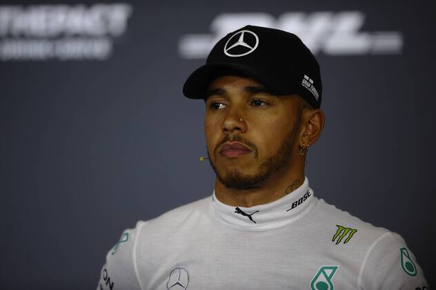 Lewis Hamilton of Great Britain and Mercedes AMG Petronas F1 Team in the press conference PK Pressekonferenz after qualifying for the Spanish Formula One Grand Prix at Circuit de Catalunya on May 11, 2018 in Montmelo, Spain.  xJosexBreton CordonxPressx xSpanishxF1xGrandxPrixx-xPracticex