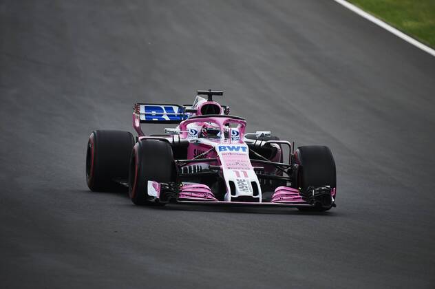 12th May, Circuit de Barcelona, Barcelona, Spain; Spanish Formula One Grand Prix, Saturday qualifying; Sergio P& xe9;rez of the Force India Team in action during the 3rd practice session  ActionPlus12023957