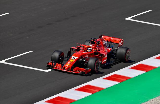 Sebastian Vettel Scuderia Ferrari formula 1 GP Spain in Barcelona 12 05 2018 Photo mspb Jerry Andre Sebastian Vettel Formula 1 GP Spain 2018