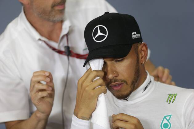 Photo4 LaPresse 12 05 2018 Barcelona, Spain Grand Prix Formula One Spain 2018 In the pic: Lewis Hamilton (GBR) Mercedes AMG F1 W09 & xa9; Photo4 LaPresse 12 05 2018 Barcelona, Spain Sport Grand Prix Formula One Spain 2018 In the pic: Lewis Hamilton (GBR) Mercedes AMG F1 W09  Copyright: xPhoto4 LaPressex