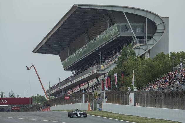 May 12, 2018 - Montmelo, Spain - 77 Valtteri Bottas from Finland Mercedes W09 Hybrid EQ Power+ team Mercedes GP during the Spanish Formula One Grand Prix at Circuit de Catalunya on March 12, 2018 in Montmelo, Spain. Spanish F1 Grand Prix - Qualifying  - ZUMAn230 20180512_zaa_n230_667 Copyright: xXavierxBonillax