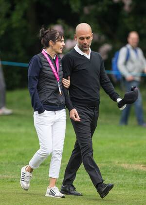 Pep Guardiola (Manchester City Manager) during the BMW PGA Golf Herren PRO-AM GOLF at Wentworth Drive, Virginia Water, England on 23 May 2018. Copyright: xAndyxRowlandx PMI-2046-0003