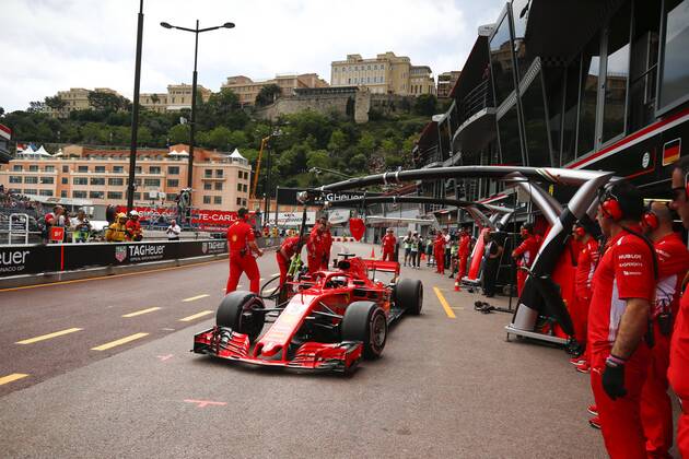 Motorsports: FIA Formula One World Championship WM Weltmeisterschaft 2018, Grand Prix of Monaco, 5 Sebastian Vettel (GER, Scuderia Ferrari), Monte Carlo Monaco