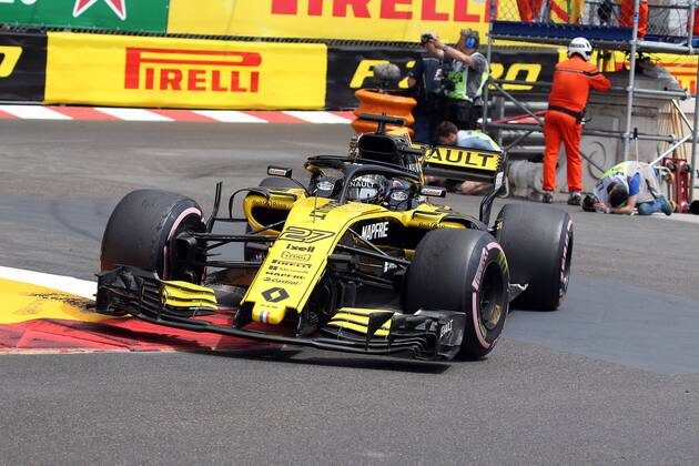 Photo4 LaPresse 24 05 2018 Monte Carlo, Monaco Grand Prix Formula One Monaco 2018 In the pic: Nico Hulkenberg (GER) Renault Sport F1 Team RS18 & xa9; Photo4 LaPresse 24 05 2018 Monte Carlo, Monaco Sport Grand Prix Formula One Monaco 2018 In the pic: Nico Hulkenberg (GER) Renault Sport F1 Team RS18  Copyright: xPhoto4 LaPressex