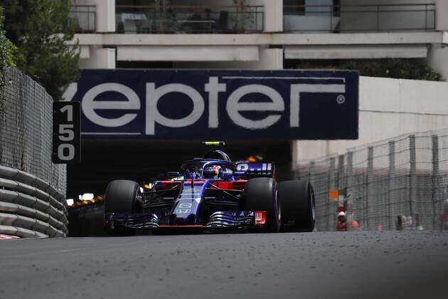 Photo4 LaPresse 24 05 2018 Monte Carlo, Monaco Grand Prix Formula One Monaco 2018 In the pic: Pierre Gasly (FRA) Scuderia Toro Rosso STR13 & xa9; Photo4 LaPresse 24 05 2018 Monte Carlo, Monaco Sport Grand Prix Formula One Monaco 2018 In the pic: Pierre Gasly (FRA) Scuderia Toro Rosso STR13  Copyright: xPhoto4 LaPressex