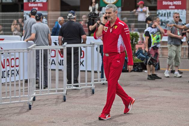Maurizio Arrivabene Team Principal Scuderia Ferrari Grand Prix of Monaco 2018 Race Motorsport Formula 1 24 05 2018 Grand Prix of Monaco 2018 Race Motorsport Formula 1 24 05 2018 Monte Carlo Copyright: xIllman Eibner-Pressefotox EP_Illmann