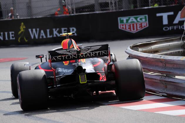 Photo4 LaPresse 24 05 2018 Monte Carlo, Monaco Grand Prix Formula One Monaco 2018 In the pic: Max Verstappen (NED) Red Bull Racing RB14 & xa9; Photo4 LaPresse 24 05 2018 Monte Carlo, Monaco Sport Grand Prix Formula One Monaco 2018 In the pic: Max Verstappen (NED) Red Bull Racing RB14  Copyright: xPhoto4 LaPressex