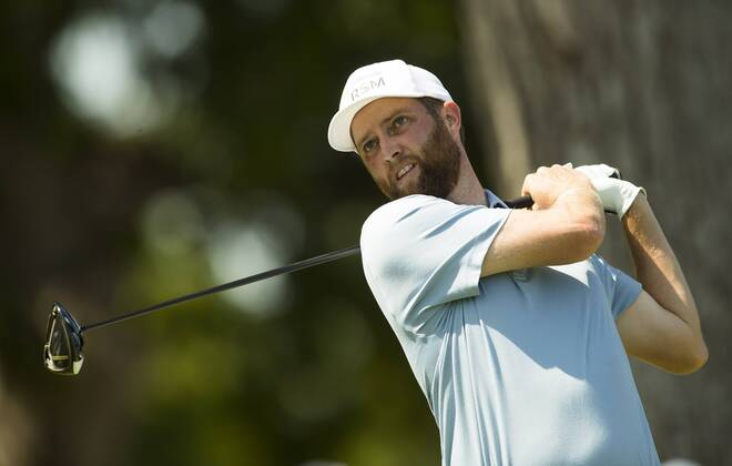 May 25, 2018 - Fort Worth, TX, USA - FORT WORTH, TX - MAY 25, 2018 - Chris Kirk tees off on the 11th hole during the second round of the 2018 Fort Worth Invitational PGA Golf Herren at Colonial Country Club in Fort Worth, Texas 2018 Fort Worth Invitational PGA - ZUMAsc5_ 20180525_zaf_sc5_007 Copyright: xErichxSchlegelx