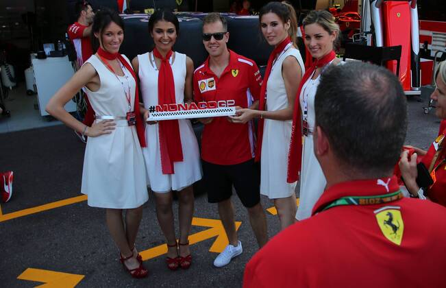 Sebastian Vettel Scuderia Ferrari Formula 1 GP Monaco 26 05 2018 Photo mspb Jean Petin Sebastian Vettel Formula 1 GP Monaco 2018