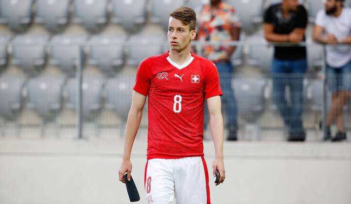 25 05 2018 Tissot Arena Biel SWITZERLAND International Football U21 Switzerland France Sandro Lauper Switzerland U21