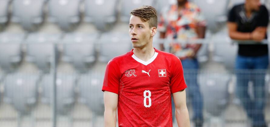 25 05 2018 Tissot Arena Biel SWITZERLAND International Football U21 Switzerland France Sandro Lauper Switzerland U21