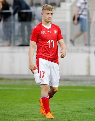 25 05 2018 Tissot Arena Biel SWITZERLAND International Football U21 Switzerland France Petar Pusic Switzerland U21