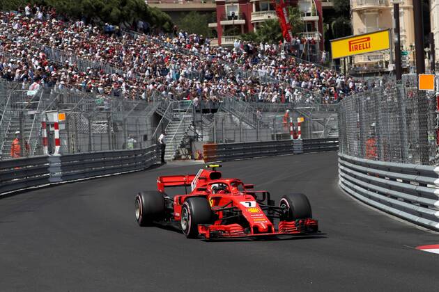 Photo4 LaPresse 26 05 2018 Monte Carlo, Monaco Grand Prix Formula One Monaco 2018 In the pic: Kimi Raikkonen (FIN) Scuderia Ferrari SF71H  Copyright: xPhoto4 LaPressex