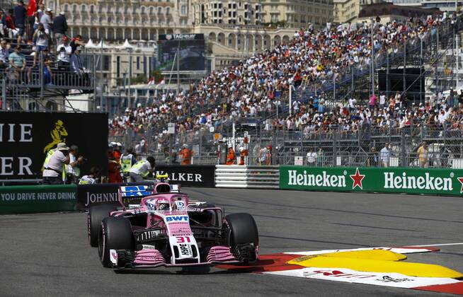 Motorsports: FIA Formula One World Championship WM Weltmeisterschaft 2018, Grand Prix of Monaco, 31 Esteban Ocon (FRA, Sahara Force India F1 Team), Monte Carlo Monaco