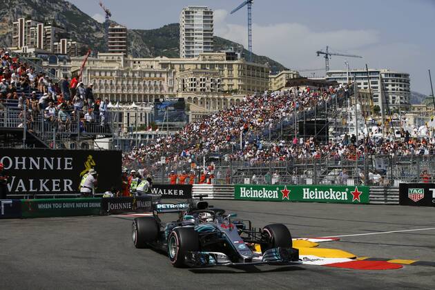 Motorsports: FIA Formula One World Championship WM Weltmeisterschaft 2018, Grand Prix of Monaco, 44 Lewis Hamilton (GBR, Mercedes AMG Petronas Motorsport), Monte Carlo Monaco