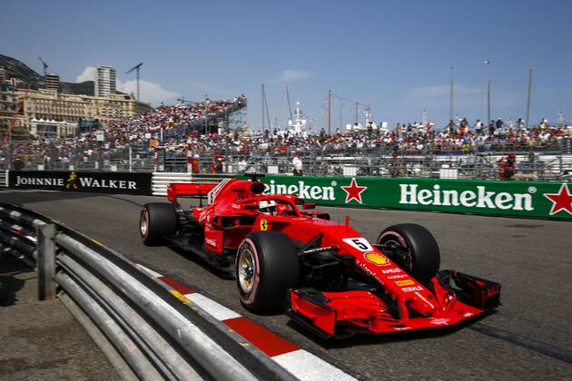 Themen der Woche - SPORT KW21 Bilder des Tages - SPORT Motorsports: FIA Formula One World Championship WM Weltmeisterschaft 2018, Grand Prix of Monaco, 5 Sebastian Vettel (GER, Scuderia Ferrari), Monte Carlo Monaco
