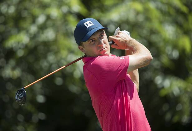 May 26, 2018 - Fort Worth, TX, USA - FORT WORTH, TX - MAY 26, 2018 - Jordan Spieth tees off on the 6th hole during the third round of the 2018 Fort Worth Invitational PGA Golf Herren at Colonial Country Club in Fort Worth, Texas 2018 Fort Worth Invitational PGA - ZUMAsc5_ 20180526_zaf_sc5_004 Copyright: xErichxSchlegelx