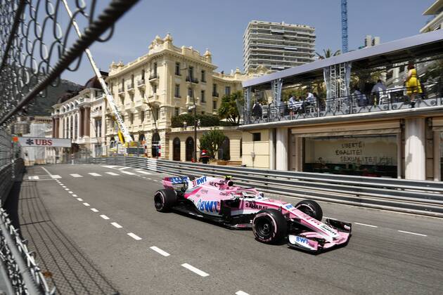 Motorsports: FIA Formula One World Championship WM Weltmeisterschaft 2018, Grand Prix of Monaco, 31 Esteban Ocon (FRA, Sahara Force India F1 Team), Monte Carlo Monaco