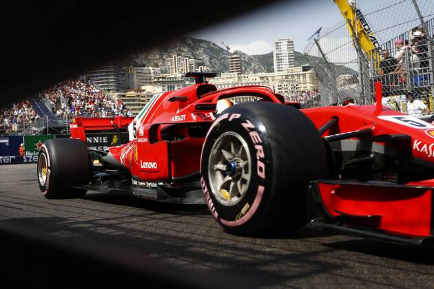 Motorsports: FIA Formula One World Championship WM Weltmeisterschaft 2018, Grand Prix of Monaco, 5 Sebastian Vettel (GER, Scuderia Ferrari), Monte Carlo Monaco
