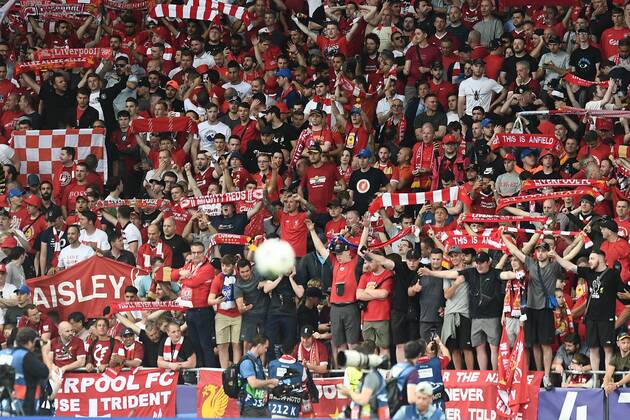 Mg Kiev (Ucraina) 26 05 2018 - finale Champions League Real Madrid-Liverpool foto Matteo Gribaudi Image nella foto: tifosi Liverpool
