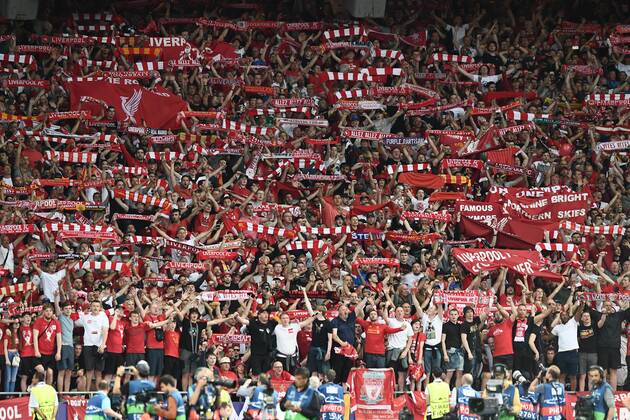 Mg Kiev (Ucraina) 26 05 2018 - finale Champions League Real Madrid-Liverpool foto Matteo Gribaudi Image nella foto: tifosi Liverpool