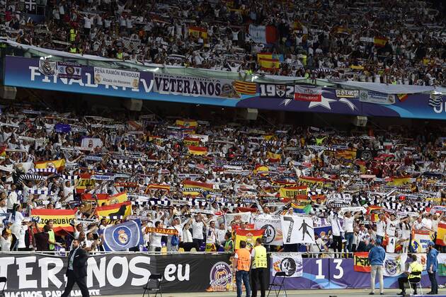 Mg Kiev (Ucraina) 26 05 2018 - finale Champions League Real Madrid-Liverpool foto Matteo Gribaudi Image nella foto: tifosi Real Madrid