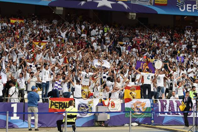 Mg Kiev (Ucraina) 26 05 2018 - finale Champions League Real Madrid-Liverpool foto Matteo Gribaudi Image nella foto: tifosi Real Madrid