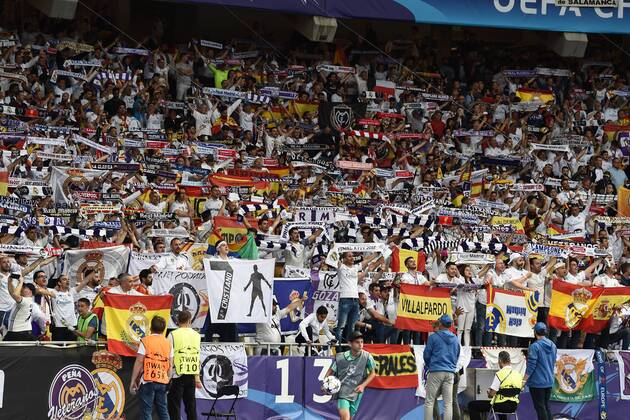 Mg Kiev (Ucraina) 26 05 2018 - finale Champions League Real Madrid-Liverpool foto Matteo Gribaudi Image nella foto: tifosi Real Madrid