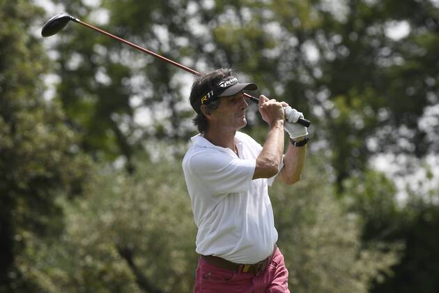 Photo Richard Morgano - LaPresse 30 May 2018 - Brescia (Italy) Golf Garda Golf - Soiano del Garda 75& xb0; Open D Italia Rolex Pro-AM In the pic: Attilio Fontana  Copyright: xLaPresse RichardxMorganox