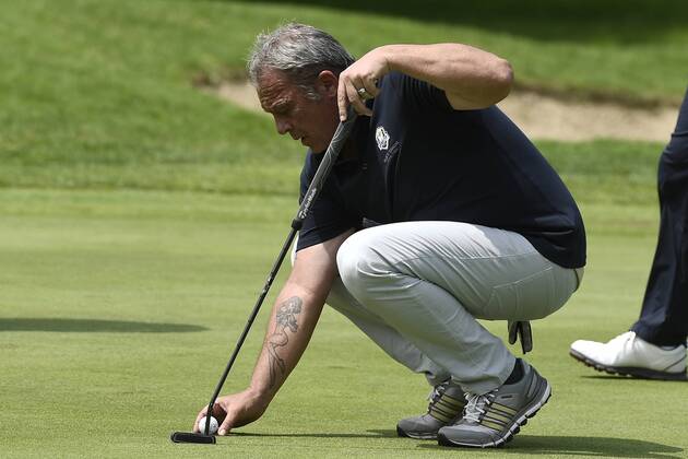 Photo Richard Morgano - LaPresse 30 May 2018 - Brescia (Italy) Golf Garda Golf - Soiano del Garda 75& xb0; Open D Italia Rolex Pro-AM In the pic: Claudio Amendola  Copyright: xLaPresse RichardxMorganox