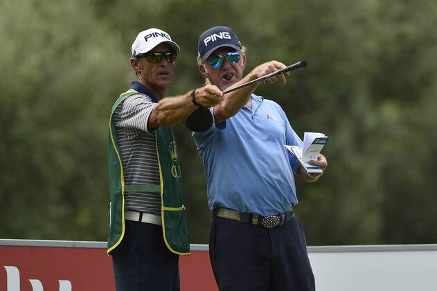 Bilder des Tages - SPORT Photo Richard Morgano - LaPresse 30 May 2018 - Brescia (Italy) Golf Garda Golf - Soiano del Garda 75& xb0; Open D Italia Rolex Pro-AM In the pic: Miguel Angel Jimenez  Copyright: xLaPresse RichardxMorganox
