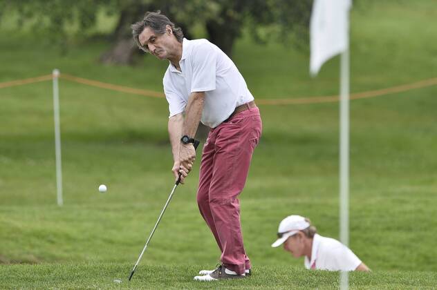 Photo Richard Morgano - LaPresse 30 May 2018 - Brescia (Italy) Golf Garda Golf - Soiano del Garda 75& xb0; Open D Italia Rolex Pro-AM In the pic: Attilio Fontana  Copyright: xLaPresse RichardxMorganox