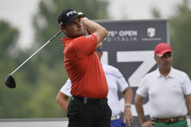 Photo Richard Morgano - LaPresse 30 May 2018 - Brescia (Italy) Golf Garda Golf - Soiano del Garda 75& xb0; Open D Italia Rolex Pro-AM In the pic: Tyrrell Hatton  Copyright: xLaPresse RichardxMorganox
