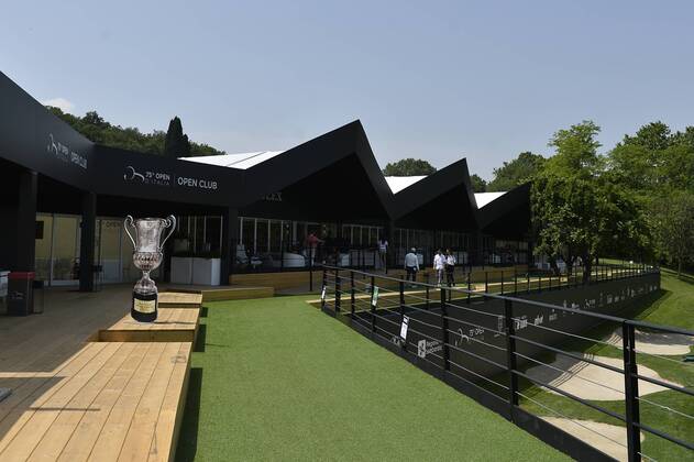 Photo Richard Morgano - LaPresse 30 May 2018 - Brescia (Italy) Golf Garda Golf - Soiano del Garda 75& xb0; Open D Italia Rolex Pro-AM In the pic: allestimenti  Copyright: xLaPresse RichardxMorganox