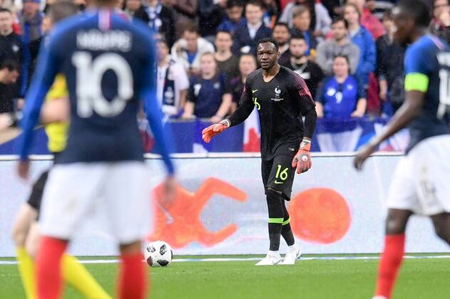 16 STEVE MANDANDA (FRA) FOOTBALL : France vs Republique d Irlande - Match de preparation - 28 05 2018 FEP Panoramic
