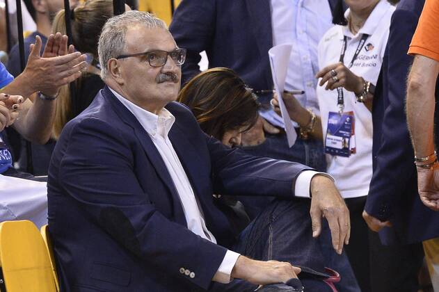 Photo Richard Morgano - LaPresse 30 May 2018 - Brescia (Italy) Basket Serie A basket season 2017-2018 Playoff Semifinals Game 4 Germani Brescia vs EA7 Emporio Armani Olimpia Milano In the pic: Meo Sacchetti Copyright: xLaPresse RichardxMorganox