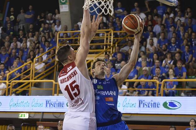 Photo Richard Morgano - LaPresse 30 May 2018 - Brescia (Italy) Basket Serie A basket season 2017-2018 Playoff Semifinals Game 4 Germani Brescia vs EA7 Emporio Armani Olimpia Milano In the pic: Benjamin Ortner Copyright: xLaPresse RichardxMorganox