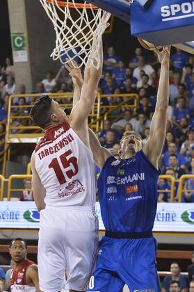 Photo Richard Morgano - LaPresse 30 May 2018 - Brescia (Italy) Basket Serie A basket season 2017-2018 Playoff Semifinals Game 4 Germani Brescia vs EA7 Emporio Armani Olimpia Milano In the pic: Benjamin Ortner Copyright: xLaPresse RichardxMorganox