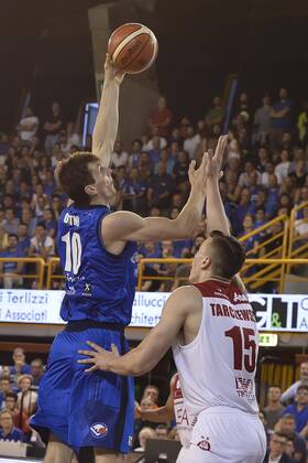 Photo Richard Morgano - LaPresse 30 May 2018 - Brescia (Italy) Basket Serie A basket season 2017-2018 Playoff Semifinals Game 4 Germani Brescia vs EA7 Emporio Armani Olimpia Milano In the pic: Benjamin Ortner Copyright: xLaPresse RichardxMorganox