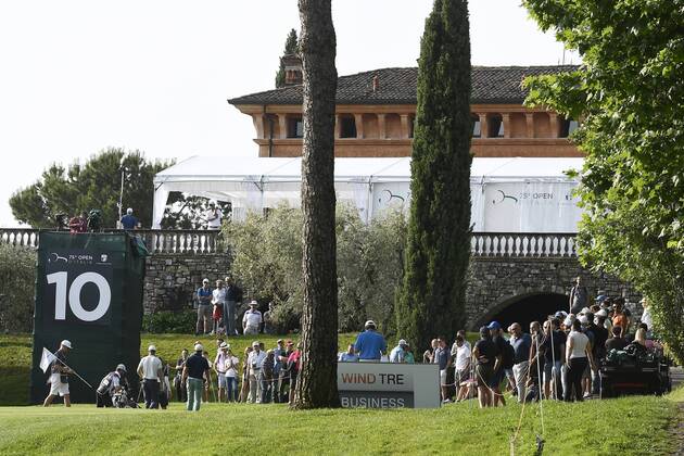 Photo Richard Morgano - LaPresse 28 May 2018 - Brescia (Italy) Golf Garda Golf - Soiano del Garda 75& xb0; Open D Italia Round 1 In the pic: fans  Copyright: xRichardxMorgano LaPresse LaPressx