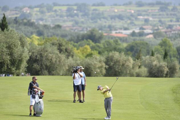 Photo Richard Morgano - LaPresse 28 May 2018 - Brescia (Italy) Golf Garda Golf - Soiano del Garda 75& xb0; Open D Italia Round 1 In the pic: Matthew Fitzpatrick  Copyright: xRichardxMorgano LaPresse LaPressx