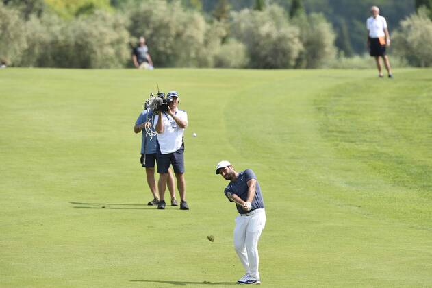 Photo Richard Morgano - LaPresse 28 May 2018 - Brescia (Italy) Golf Garda Golf - Soiano del Garda 75& xb0; Open D Italia Round 1 In the pic: Alexander Levy  Copyright: xRichardxMorgano LaPresse LaPressx
