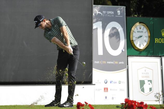 Photo Richard Morgano - LaPresse 28 May 2018 - Brescia (Italy) Golf Garda Golf - Soiano del Garda 75& xb0; Open D Italia Round 1 In the pic: Thomas Pieters  Copyright: xRichardxMorgano LaPressex