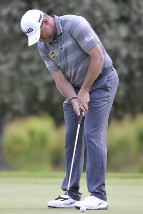 Photo Richard Morgano - LaPresse 28 May 2018 - Brescia (Italy) Golf Garda Golf - Soiano del Garda 75& xb0; Open D Italia Round 1 In the pic: Lee Westwood  Copyright: xRichardxMorgano LaPressex