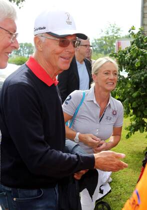 12 Thuringian Charity Open Mühlberg 01 06 2018 Mühlberg 12 Thuringian Charity Open in the picture Franz and Heidi Beckenbauer