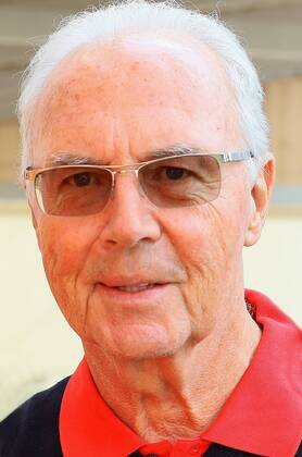 Franz Beckenbauer während eines Golftuniers in Mühlberg