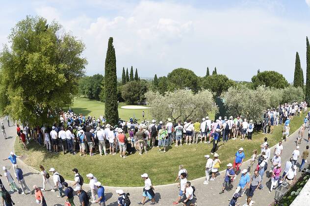 Photo Richard Morgano - LaPresse 02 June 2018 - Brescia (Italy) Golf Garda Golf - Soiano del Garda 75& xb0; Open D Italia Game 3 In the pic: pubblico  Copyright: xRichardxMorgano LaPresse LaPressx