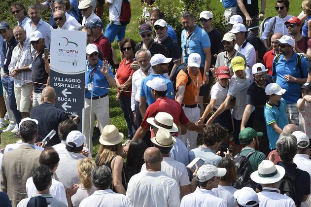 Photo Richard Morgano - LaPresse 02 June 2018 - Brescia (Italy) Golf Garda Golf - Soiano del Garda 75& xb0; Open D Italia Game 3 In the pic: Francesco Molinari  Copyright: xRichardxMorgano LaPresse LaPressx