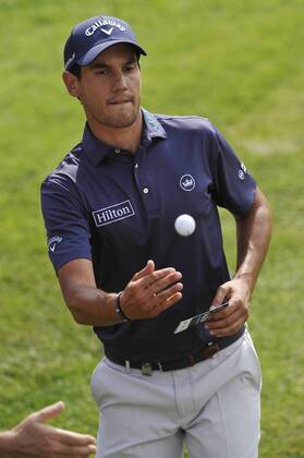 Photo Richard Morgano - LaPresse 02 June 2018 - Brescia (Italy) Golf Garda Golf - Soiano del Garda 75& xb0; Open D Italia Game 3 In the pic: Matteo Manassero  Copyright: xRichardxMorgano LaPresse LaPressx
