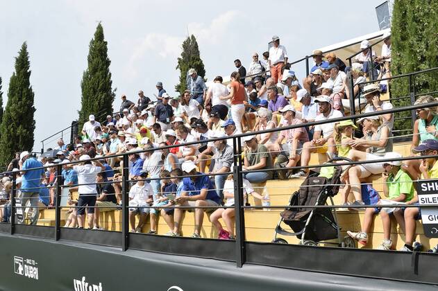 Photo Richard Morgano - LaPresse 02 June 2018 - Brescia (Italy) Golf Garda Golf - Soiano del Garda 75& xb0; Open D Italia Game 3 In the pic: Pubblico  Copyright: xRichardxMorgano LaPresse LaPressx